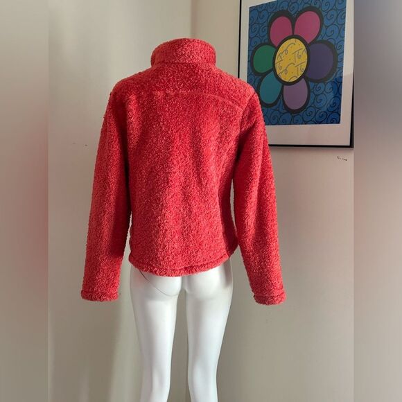Ll Bean womens High-Pile Sherpa Fleece Full Zip Jacket Size L - Picture 3 of 8